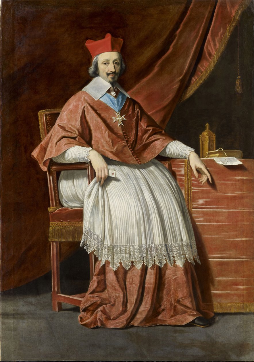 Kardinaal de Richelieu door Philippe de Champaigne