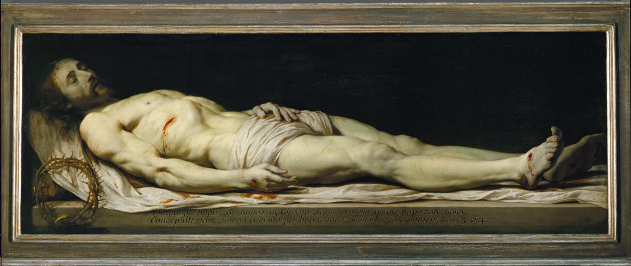 De dode Christus ... door Philippe de Champaigne