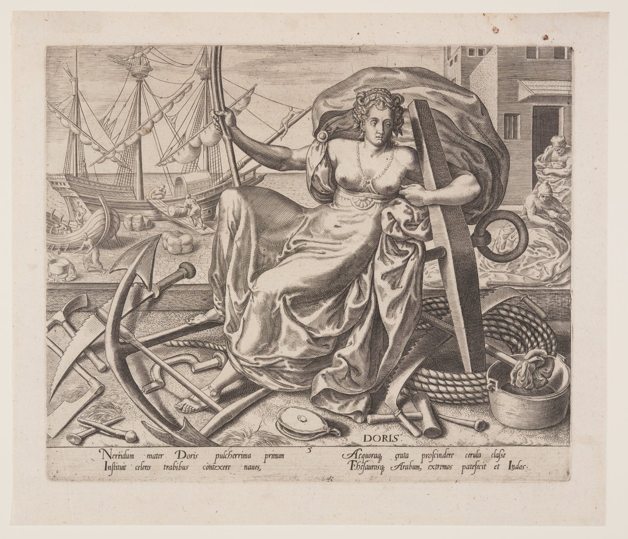 Doris, van De beroepen door Philips Galle
