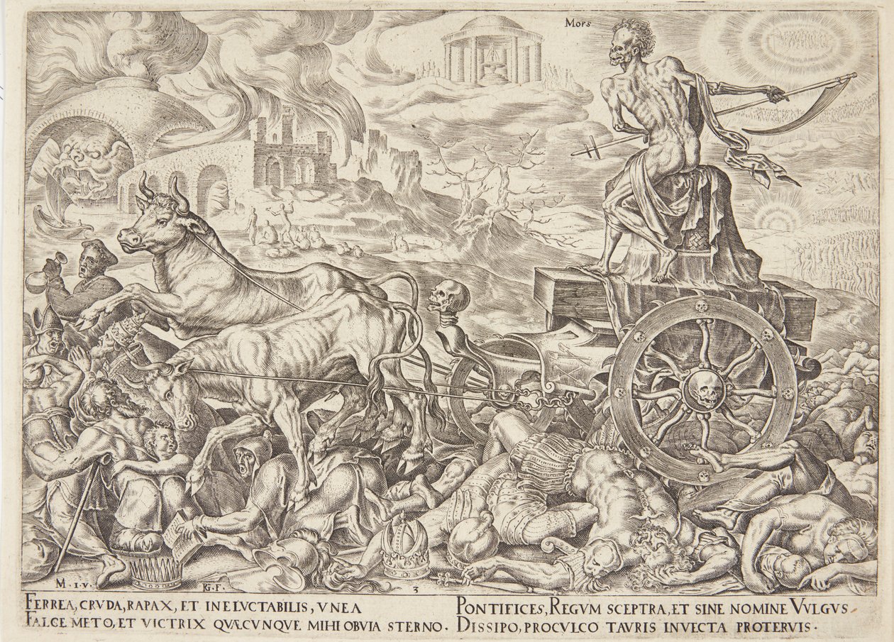 De triomf van de dood door Philips Galle