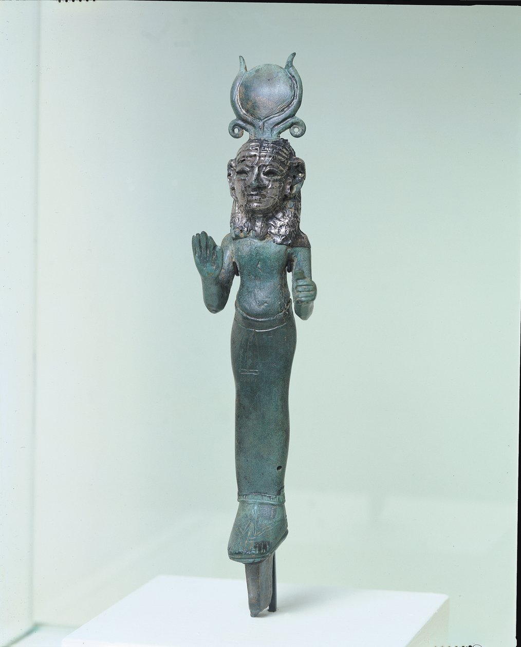 Statuette van een Fenicische godin, van de Fenicische kust, c.700-600 v.Chr. door Phoenician