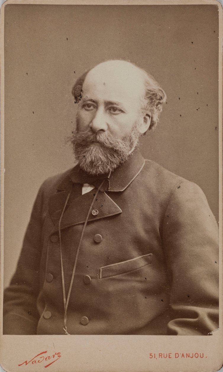 Portret van Octave Feuillet 1821-1890 door Photo studio Nadar.