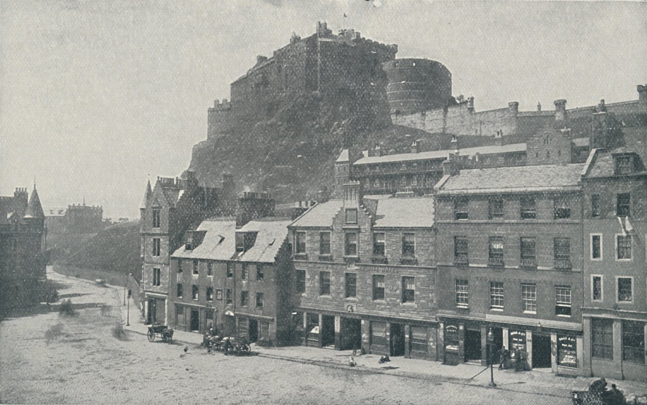 Edinburgh Kasteel door Photochrom Co Ltd of London