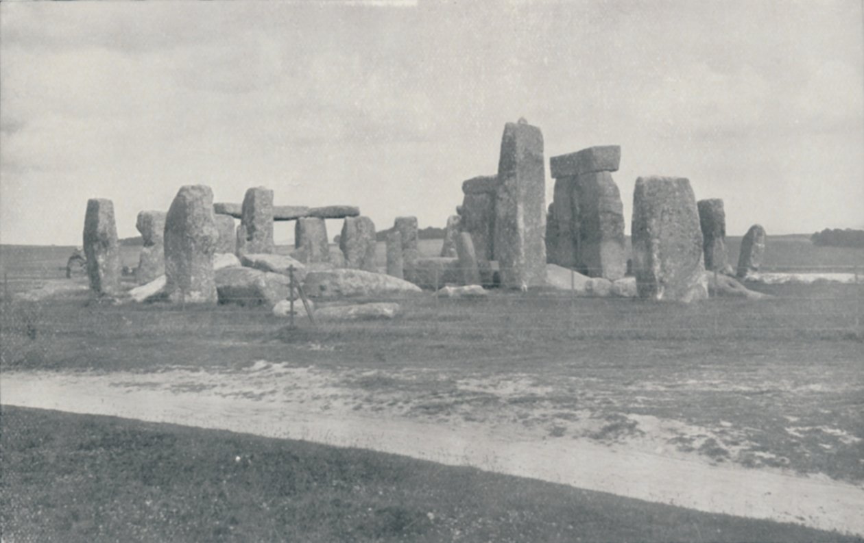 Stonehenge, 1910 door Photochrom Co Ltd of London