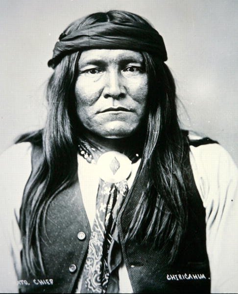 Chato Hoofd van de Chiricahua Stam door Photographer American