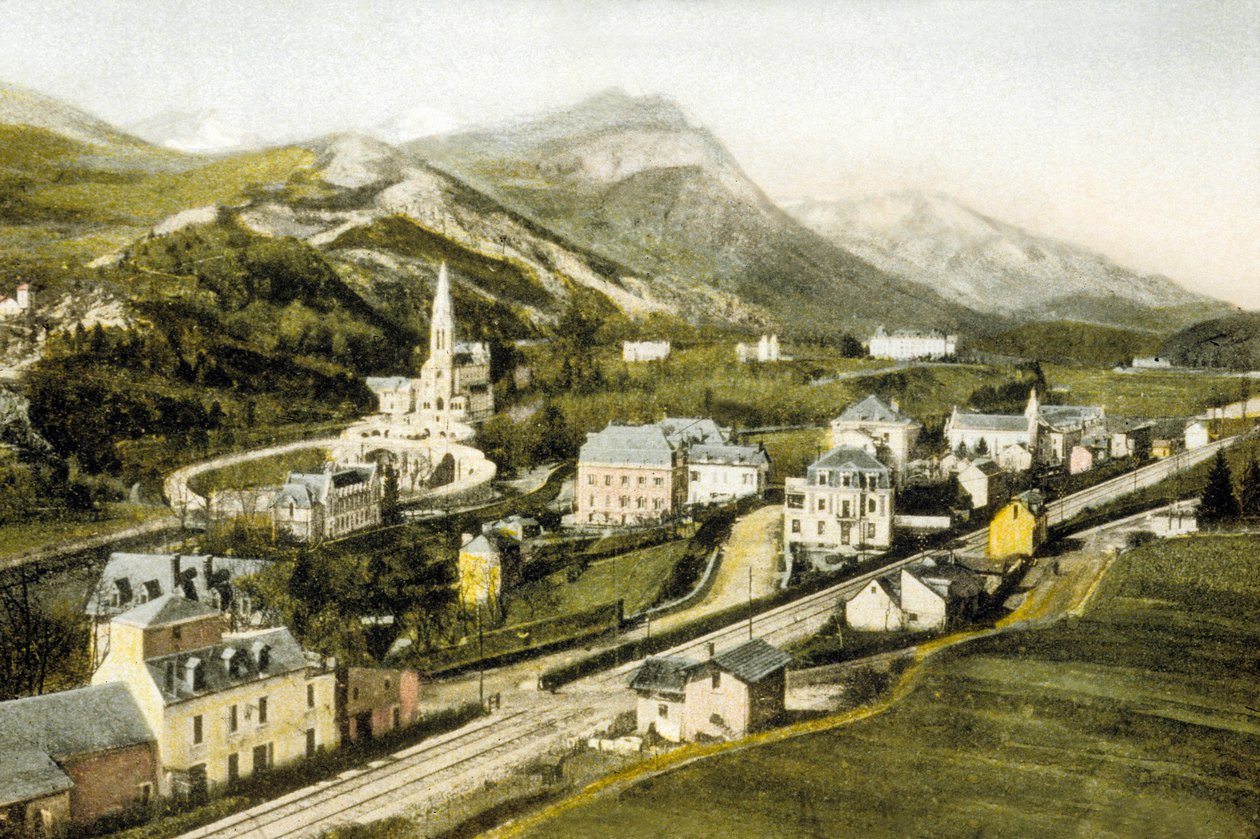 Lourdes, Frankrijk, c. 1905 door Photographer French