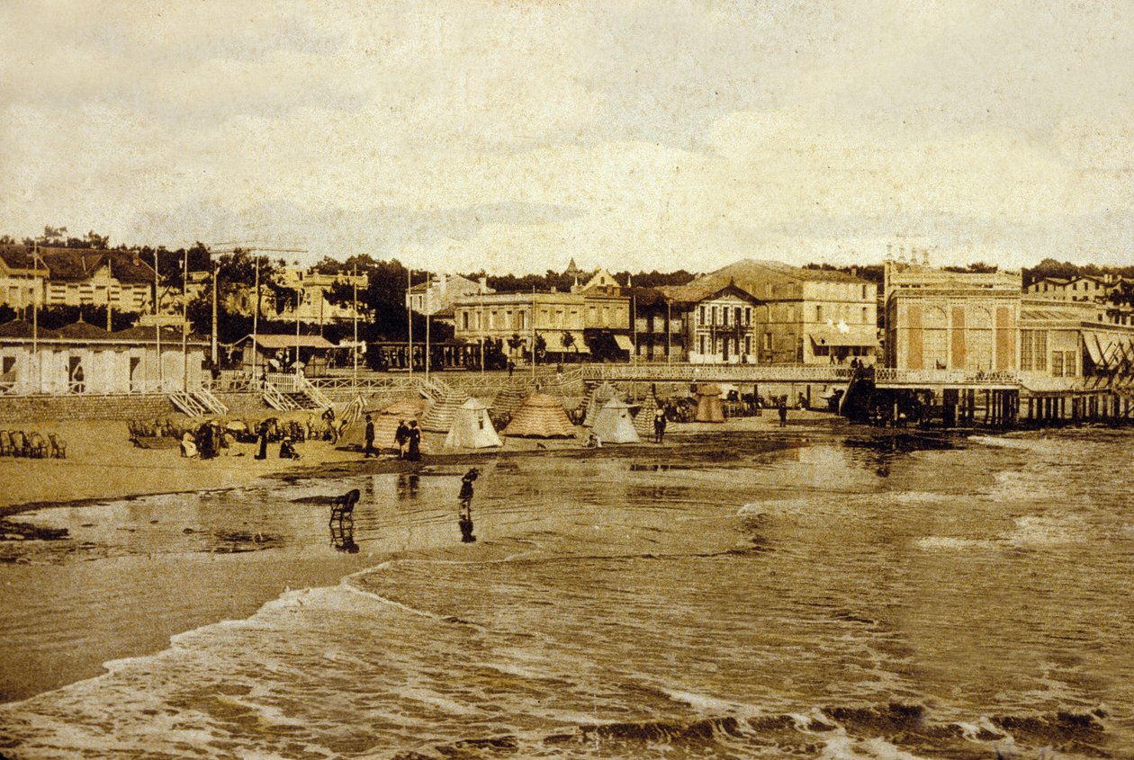 Het strand, Royan Pontaillac door Photographer French