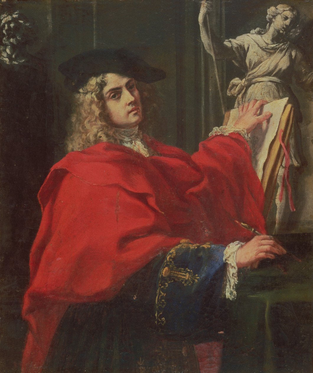 Zelfportret, 1702 door Pier Leone Ghezzi
