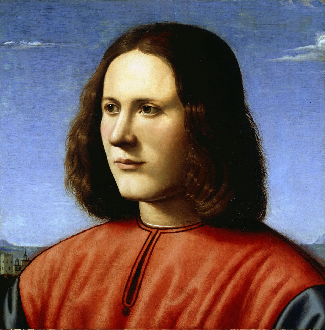 Een jonge man door Piero di Cosimo