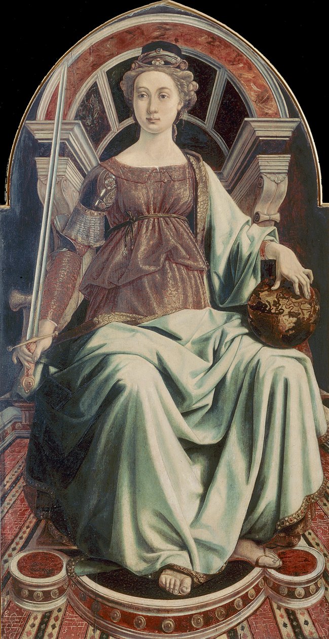 Gerechtigheid door Piero del Pollaiolo