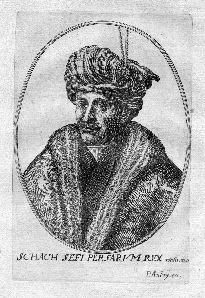 gegraveerd portret door Pierre Aubry