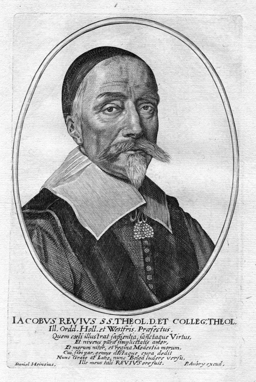 Gegraveerd portret door Pierre Aubry