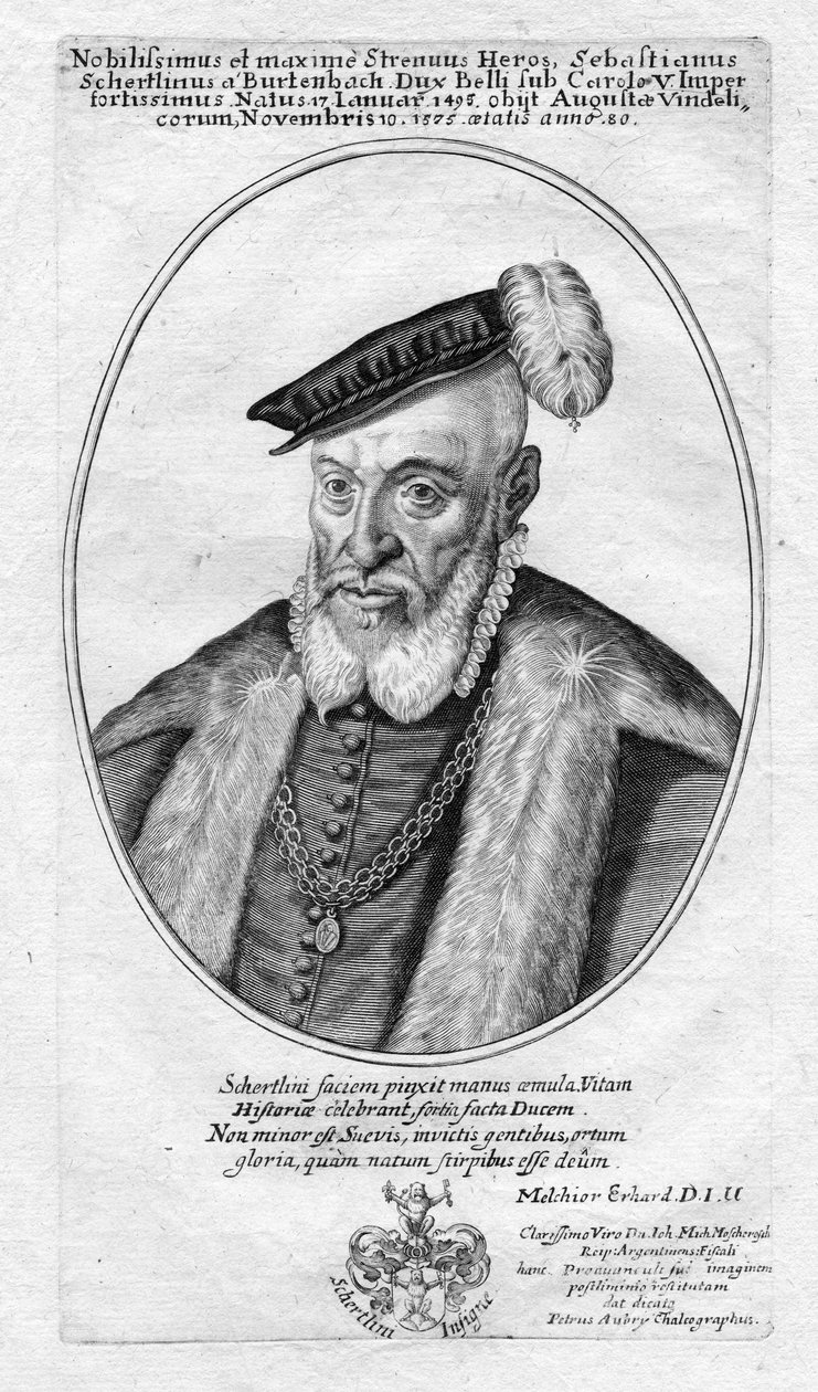 gegraveerd portret door Pierre Aubry