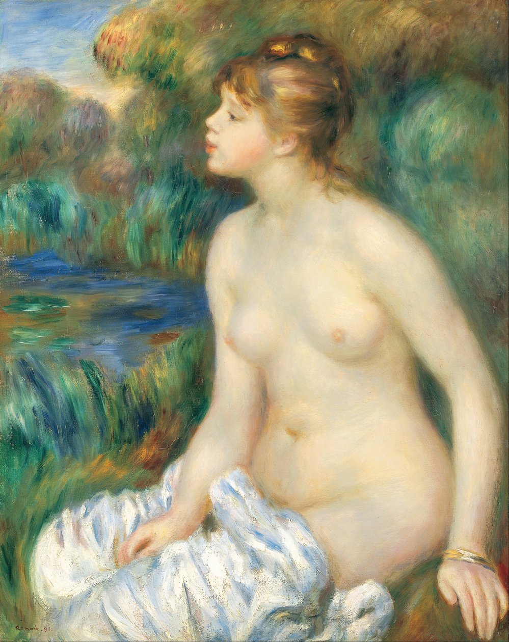 Bader door Pierre Auguste Renoir