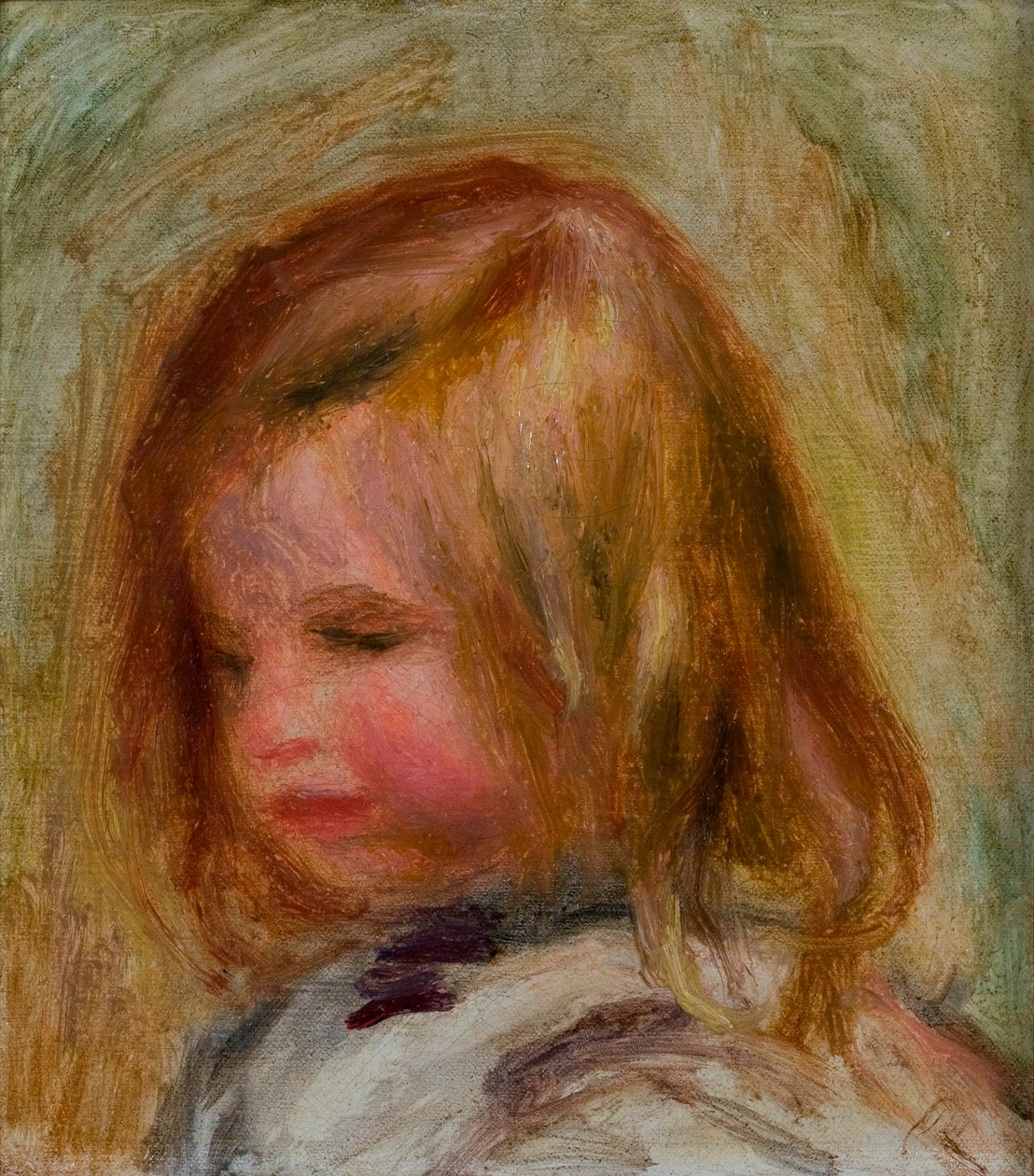 Buste van Coco door Pierre Auguste Renoir