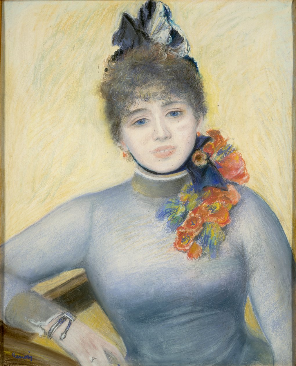 Caroline Rémy door Pierre Auguste Renoir