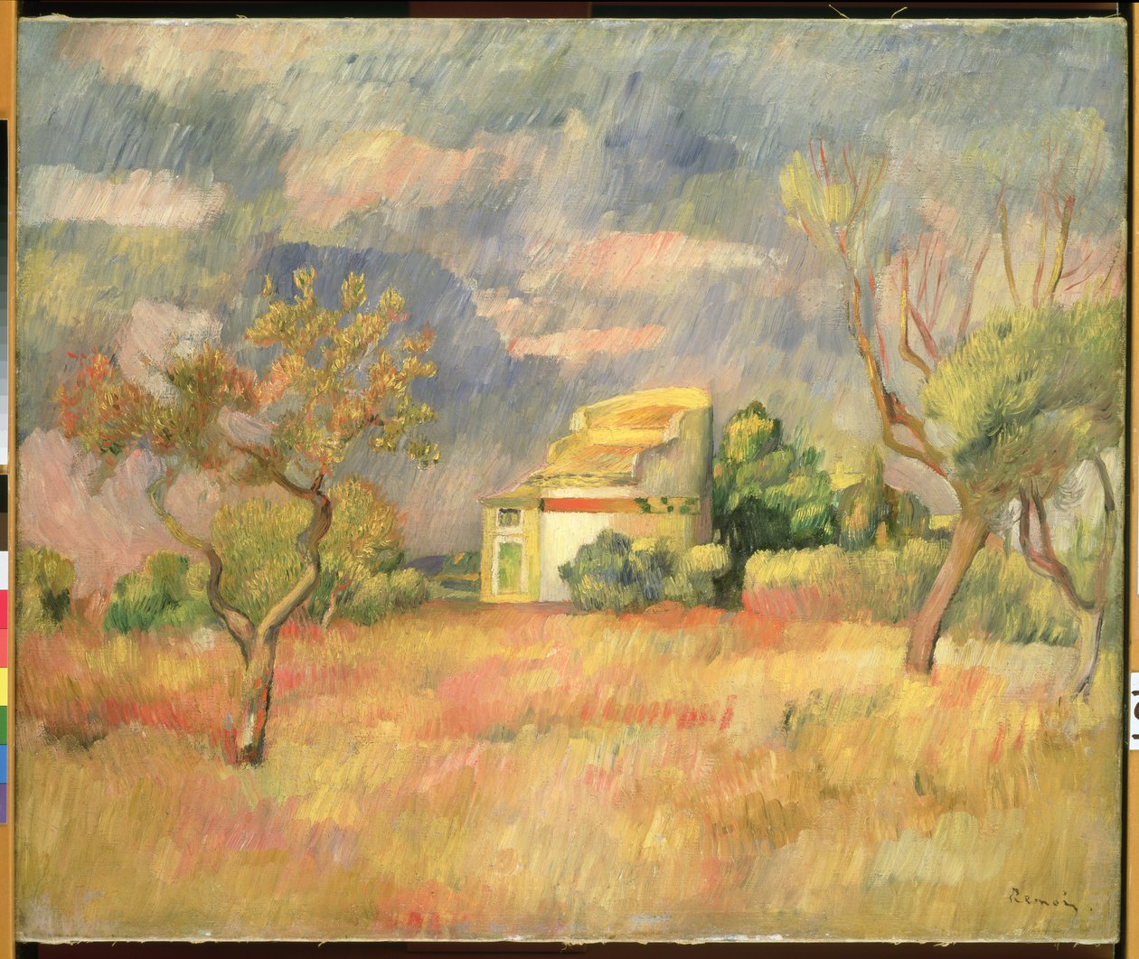 Duiventil bij Bellevue door Pierre Auguste Renoir