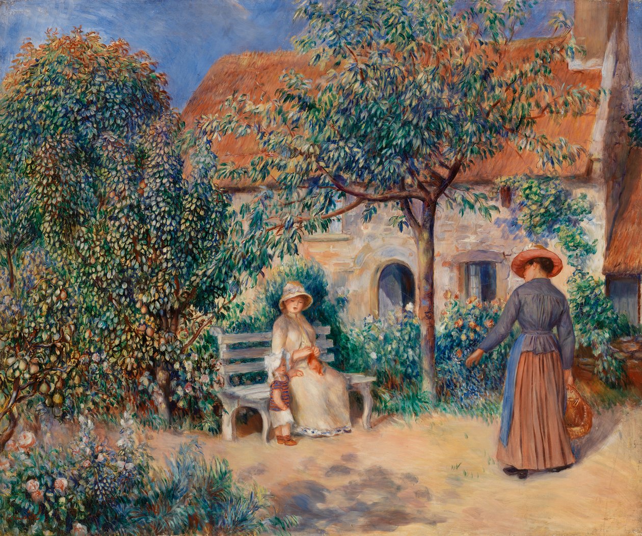 In Bretagne door Pierre Auguste Renoir