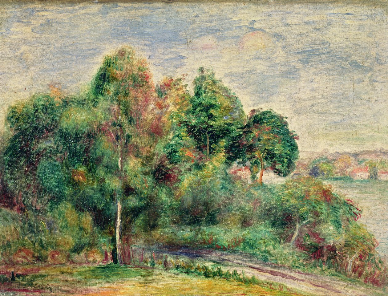 Landschap door Pierre Auguste Renoir