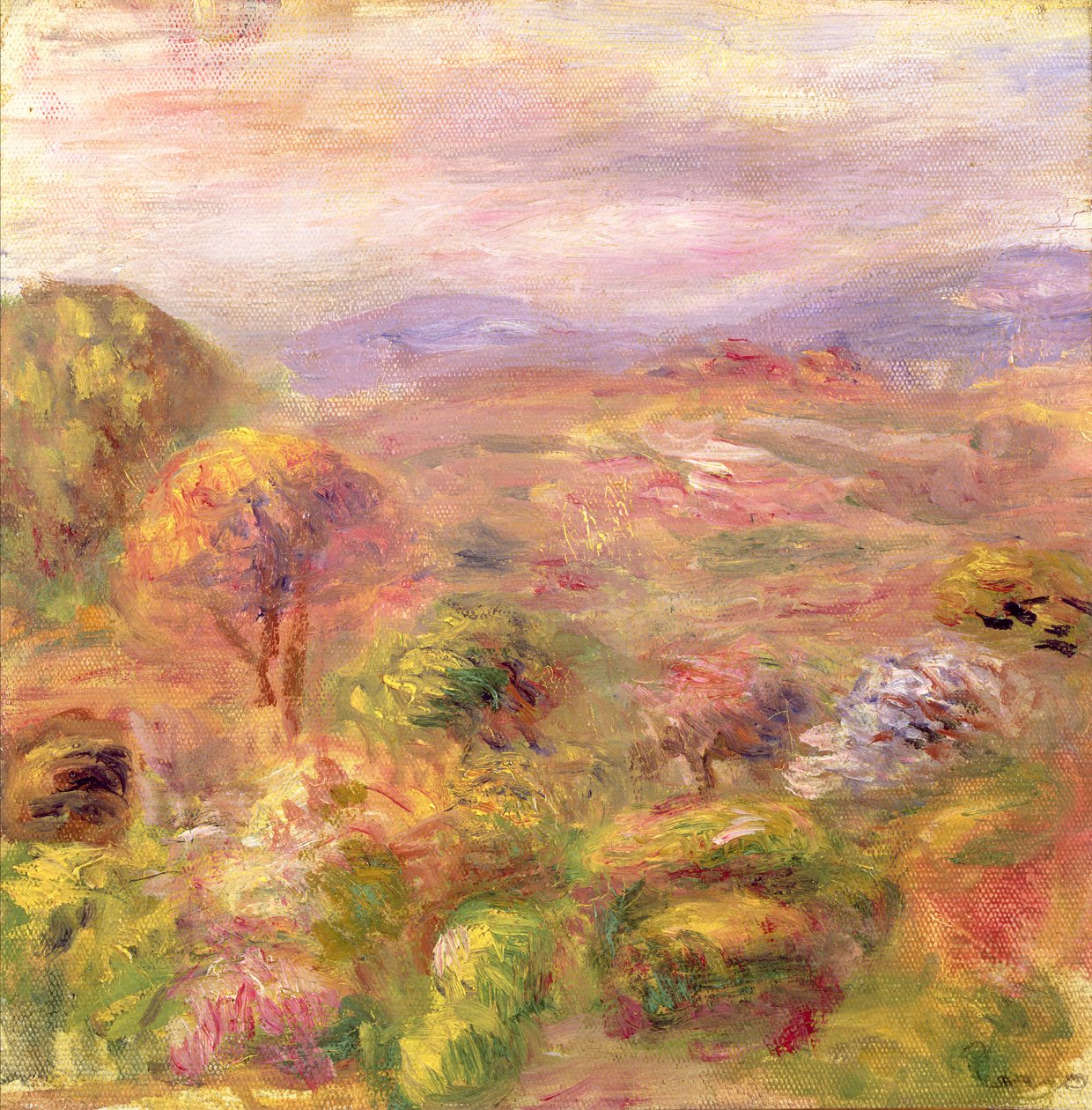 Landschap, 1915 door Pierre Auguste Renoir