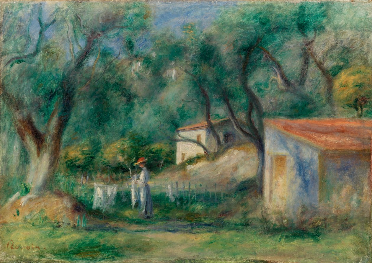 Le Cannet door Pierre Auguste Renoir