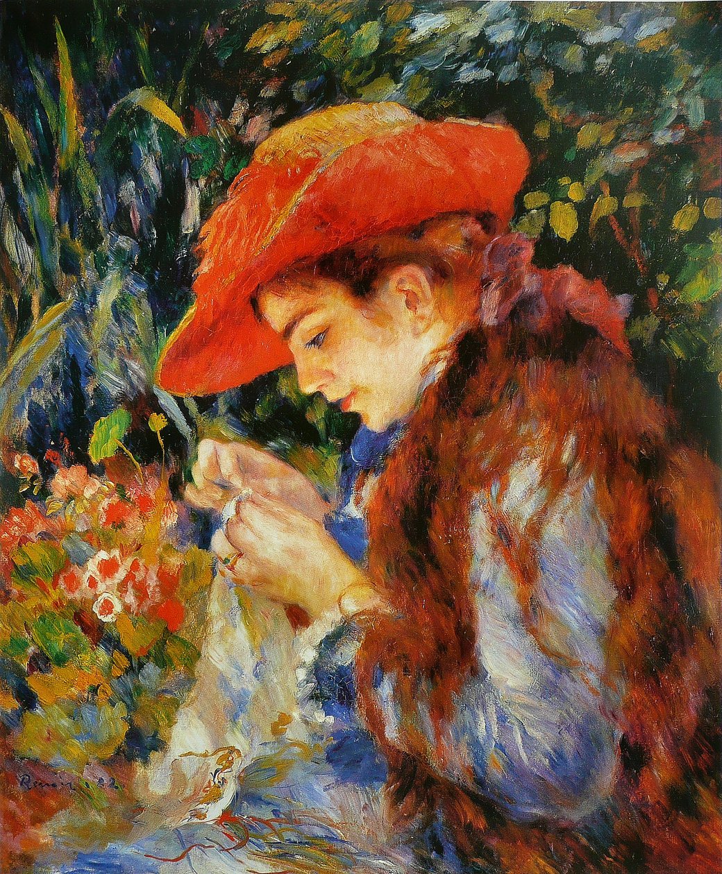 Marie-Thérèse Durand-Ruel door Pierre Auguste Renoir
