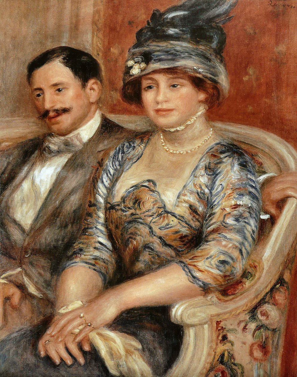 Meneer en Mevrouw Bernheim de Villers door Pierre Auguste Renoir