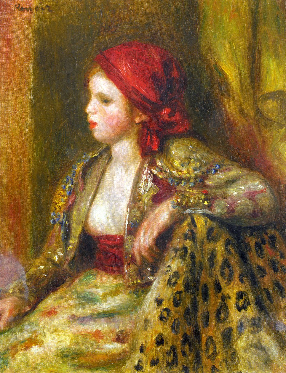 Odalisque door Pierre Auguste Renoir