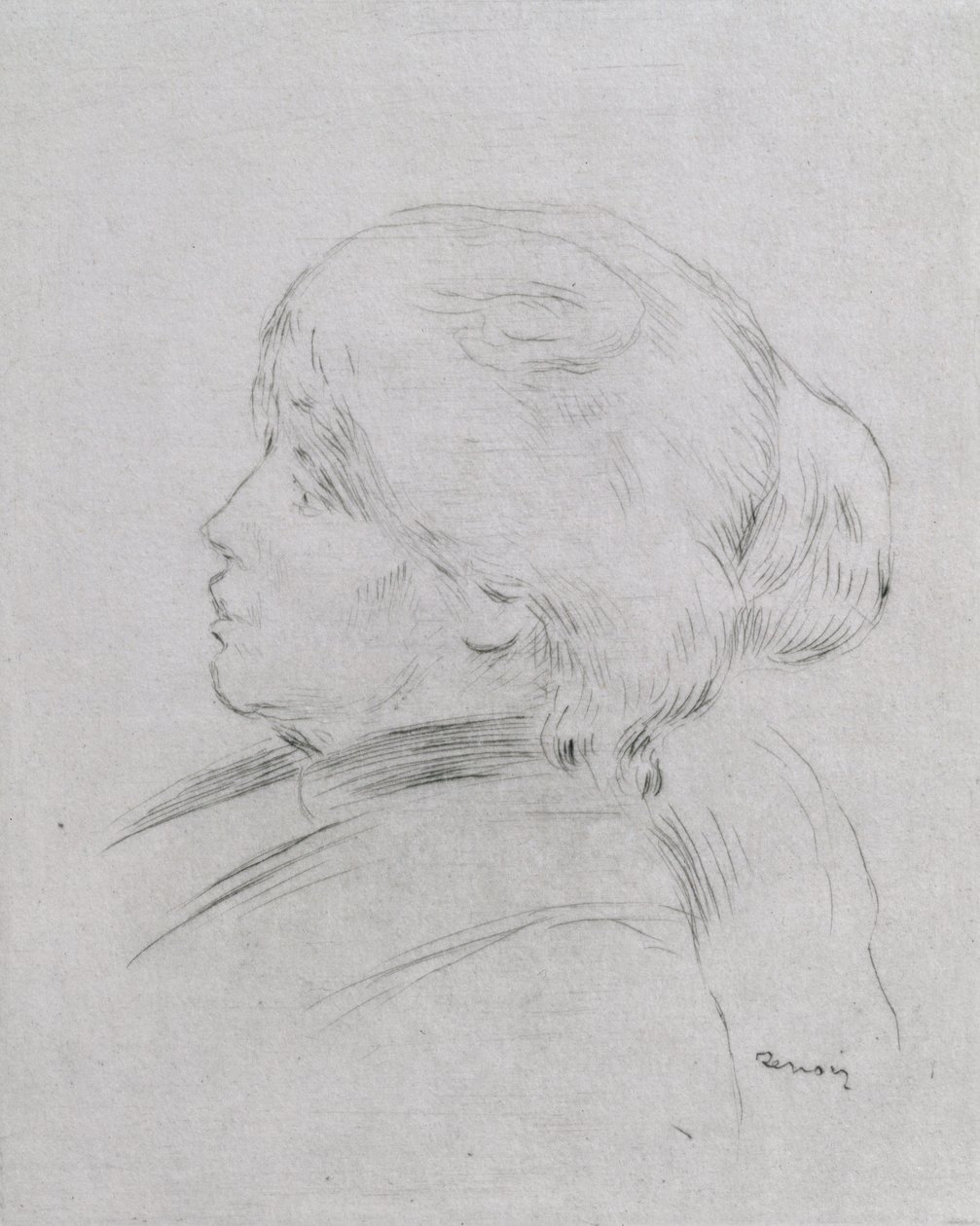 Portret van Berthe Morisot door Pierre Auguste Renoir