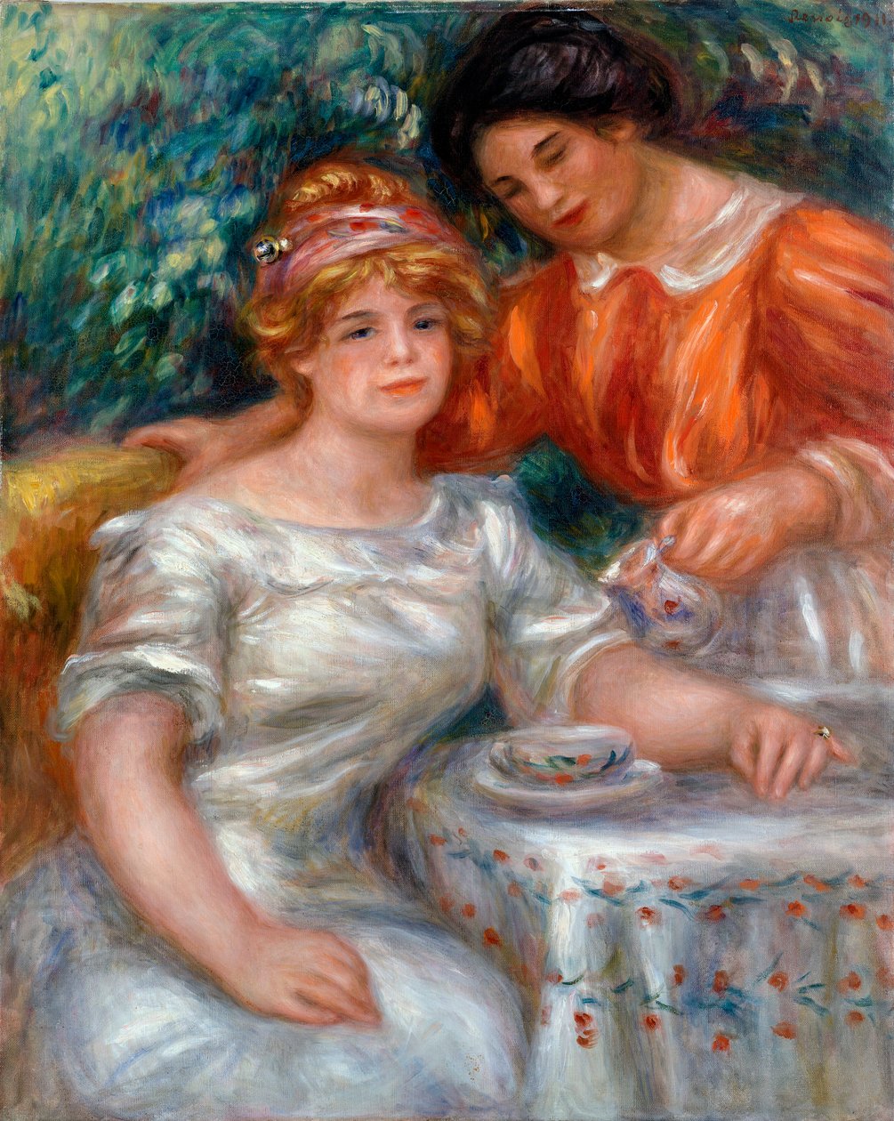 Portret van Miss Amélie Diéterle door Pierre Auguste Renoir