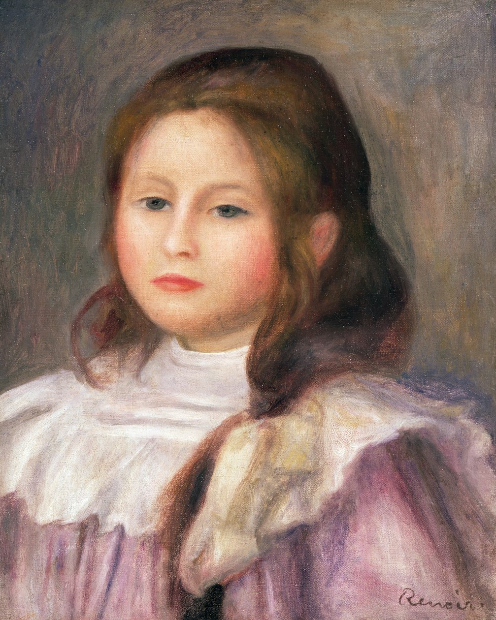 Portret van een kind, ca. 1910-12 door Pierre Auguste Renoir