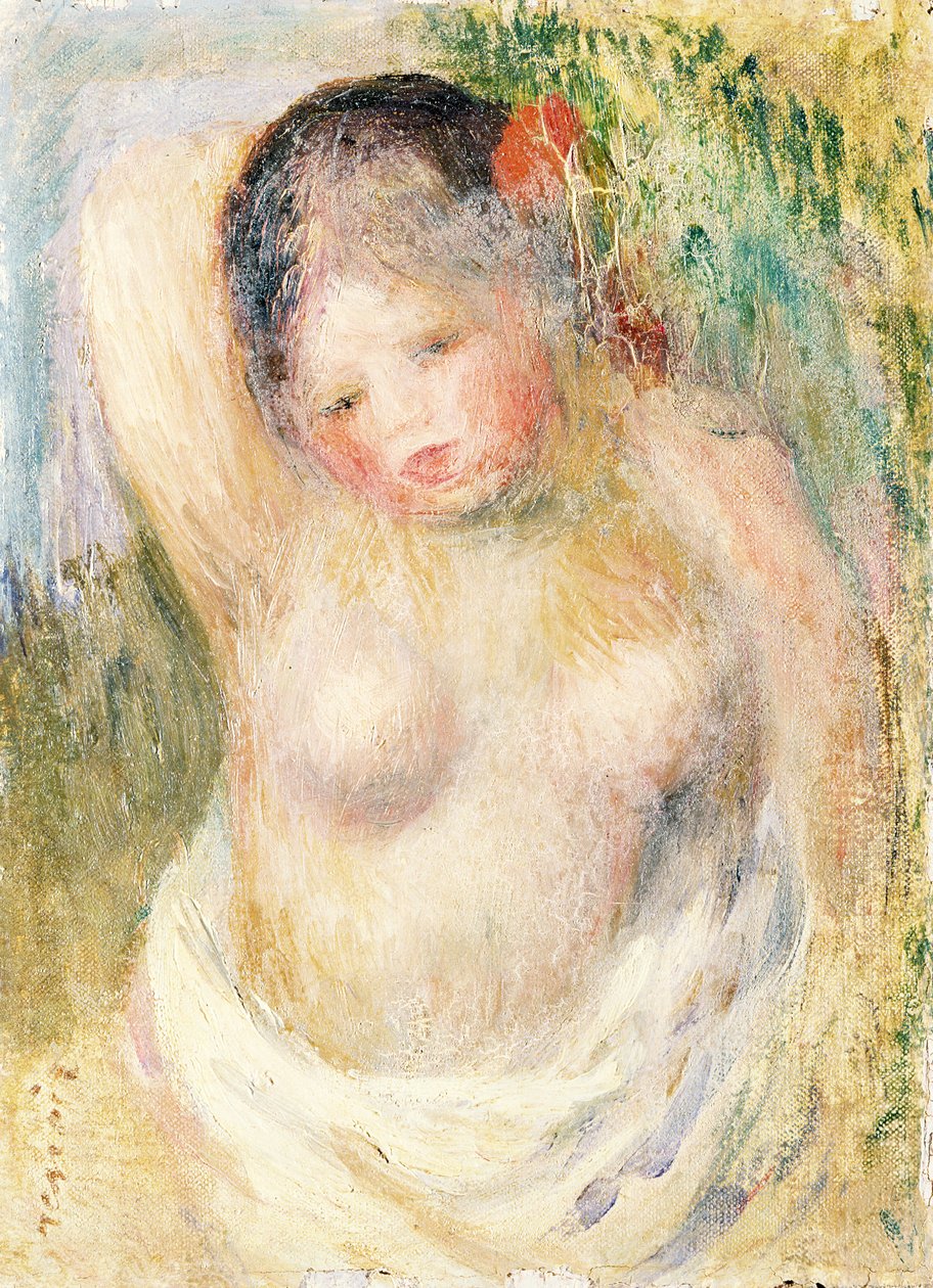 Liggend naakt door Pierre Auguste Renoir