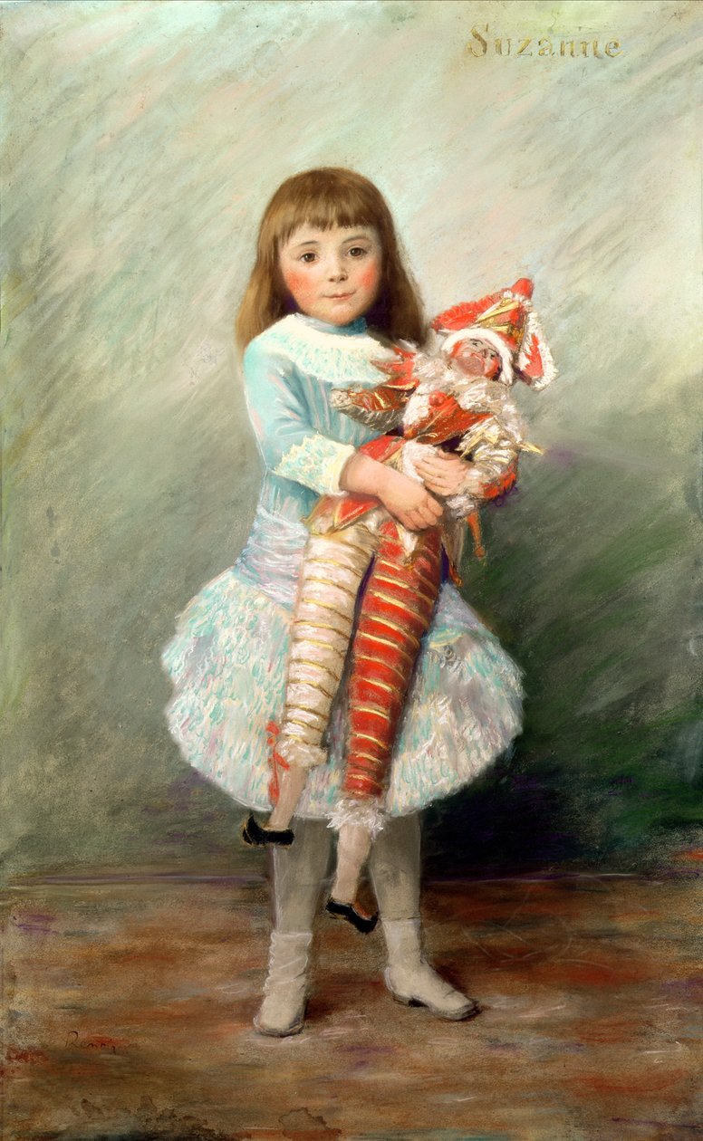 Suzanne door Pierre Auguste Renoir