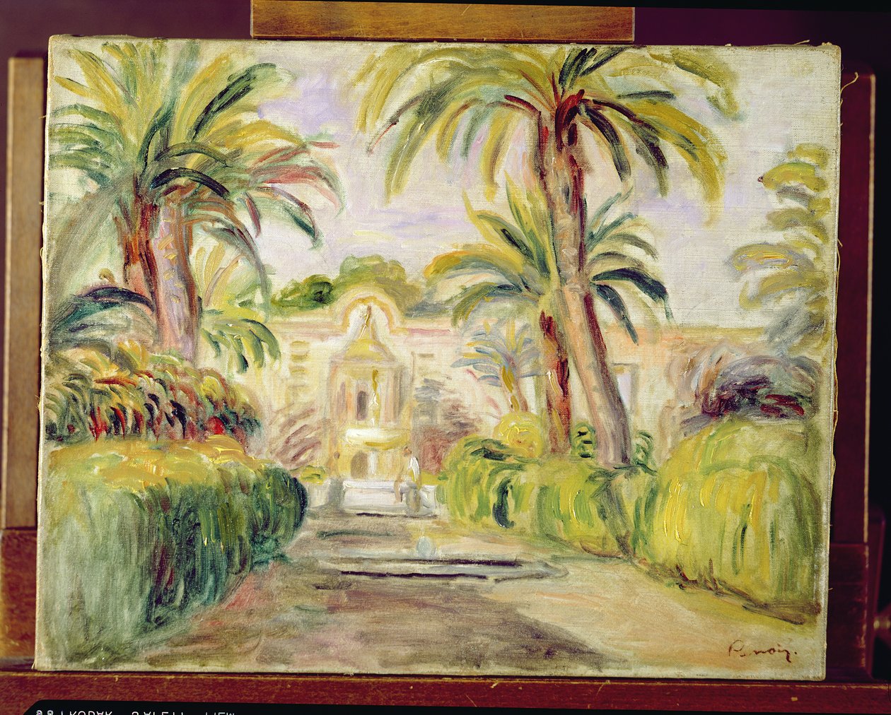 De palmbomen, 1919 door Pierre Auguste Renoir