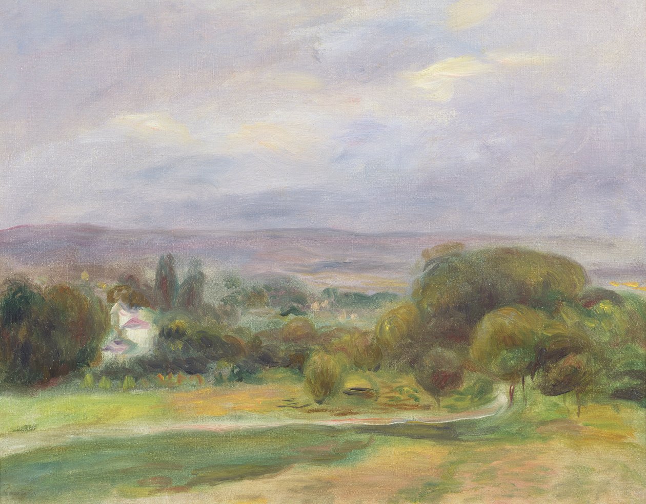 Het pad, 1895 door Pierre Auguste Renoir
