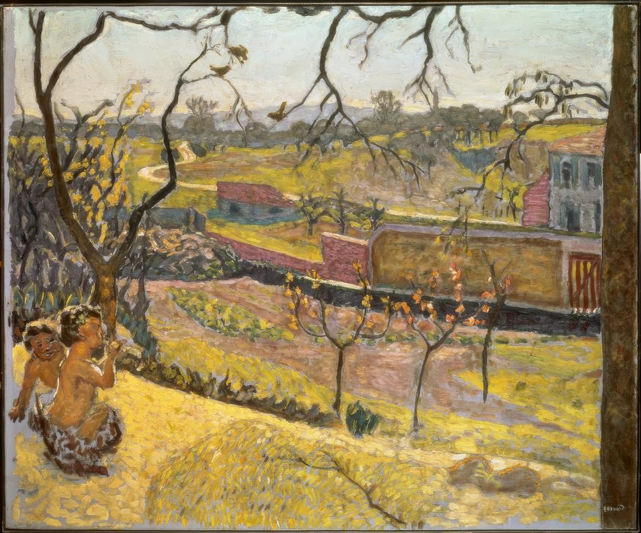Begin van de lente. Kleine faun door Pierre Bonnard