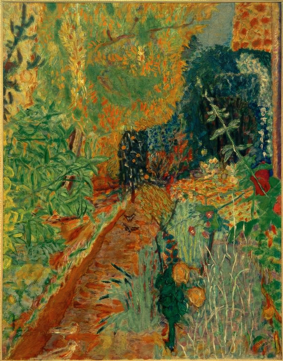 De tuin door Pierre Bonnard