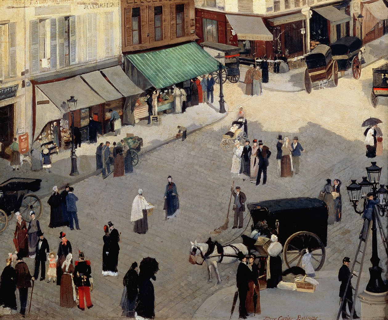 La Place Pigalle, Parijs door Pierre Carriere Belleuse
