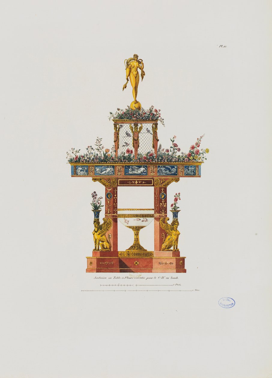 Tuin, of Bloementafel, uit 