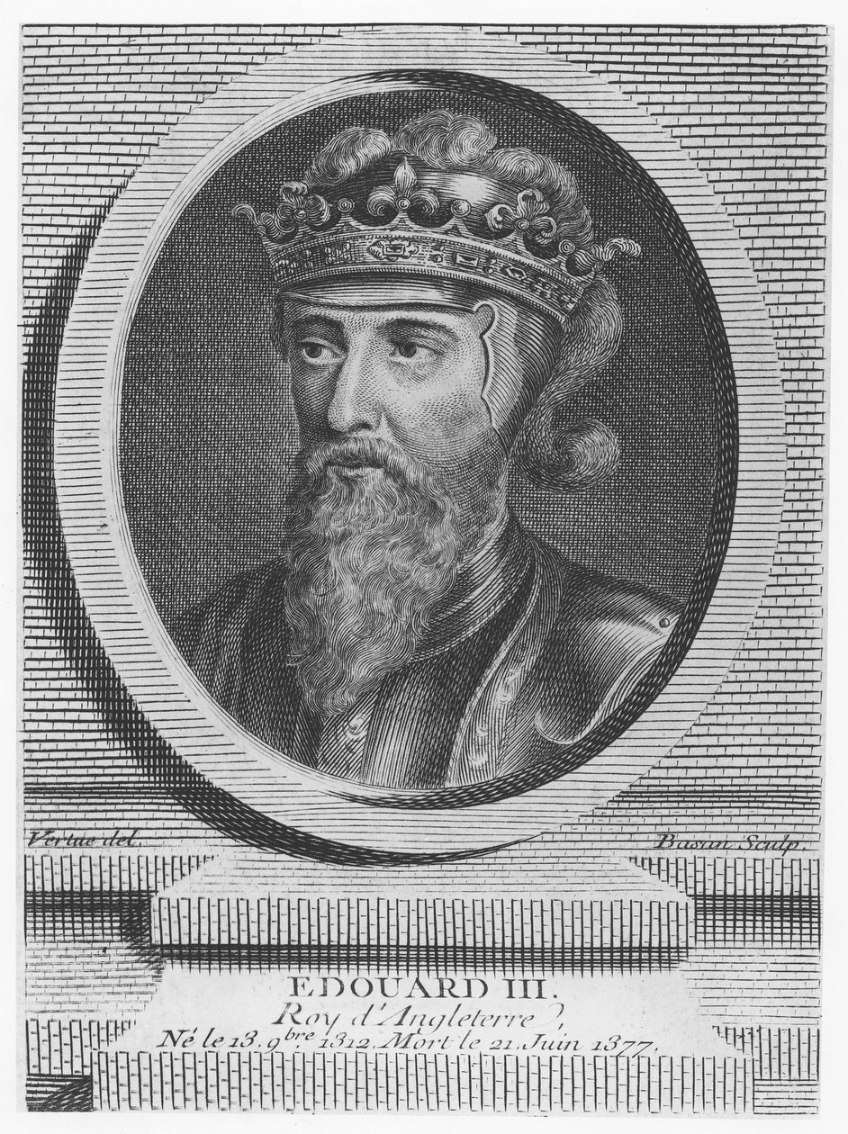 Edward III, Koning van Engeland door Pierre François Basan