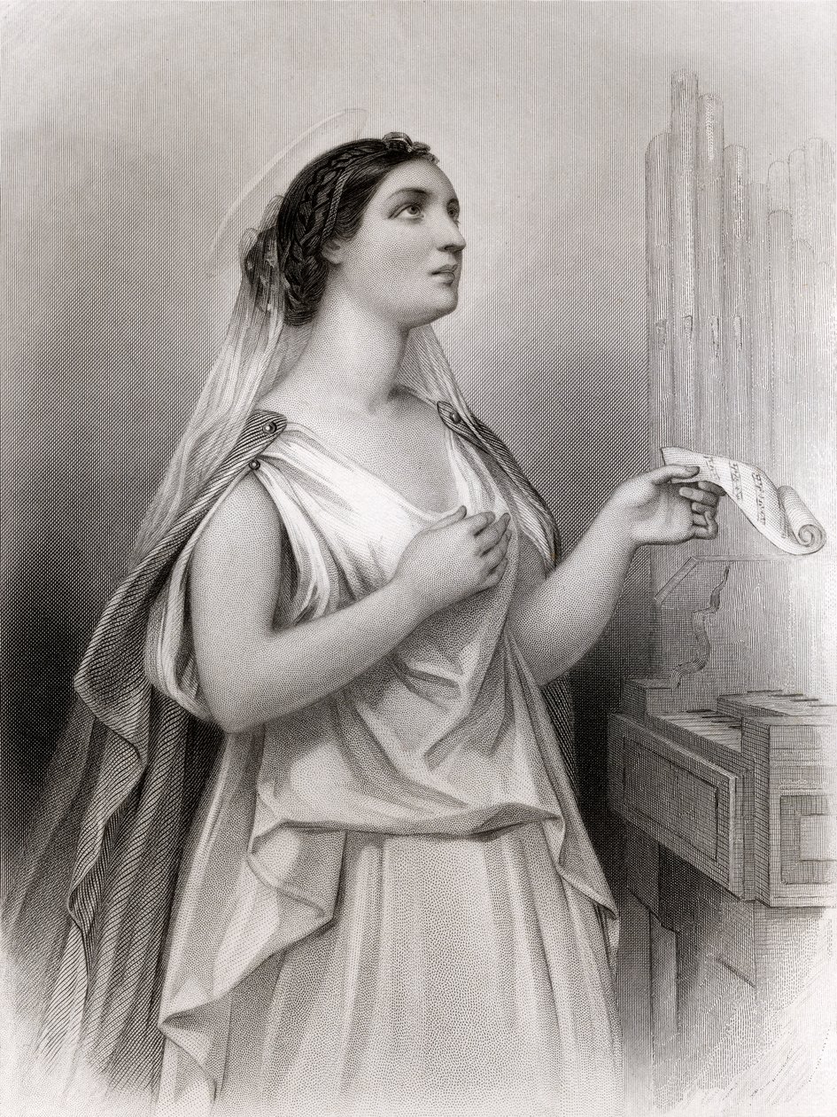 Sint Cecilia, illustratie uit 