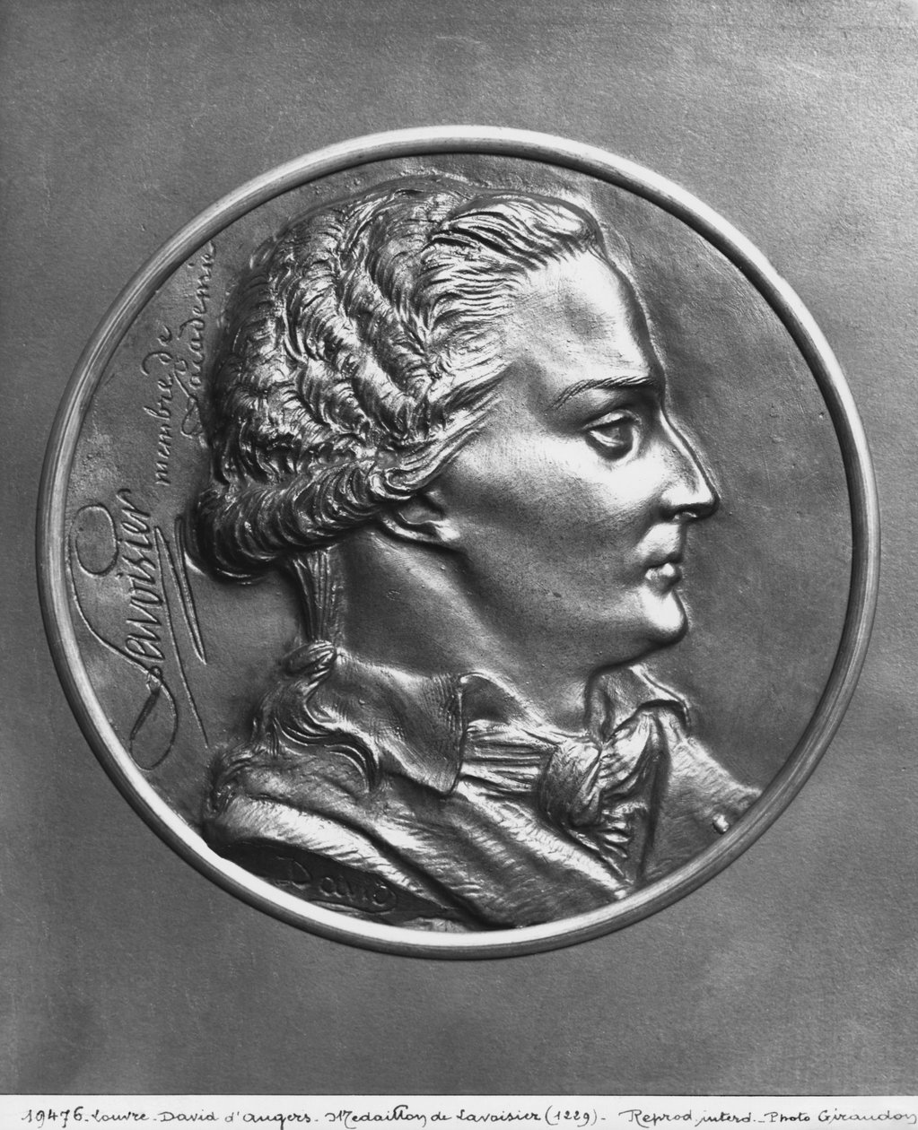 Antoine Laurent Lavoisier door Pierre Jean David d