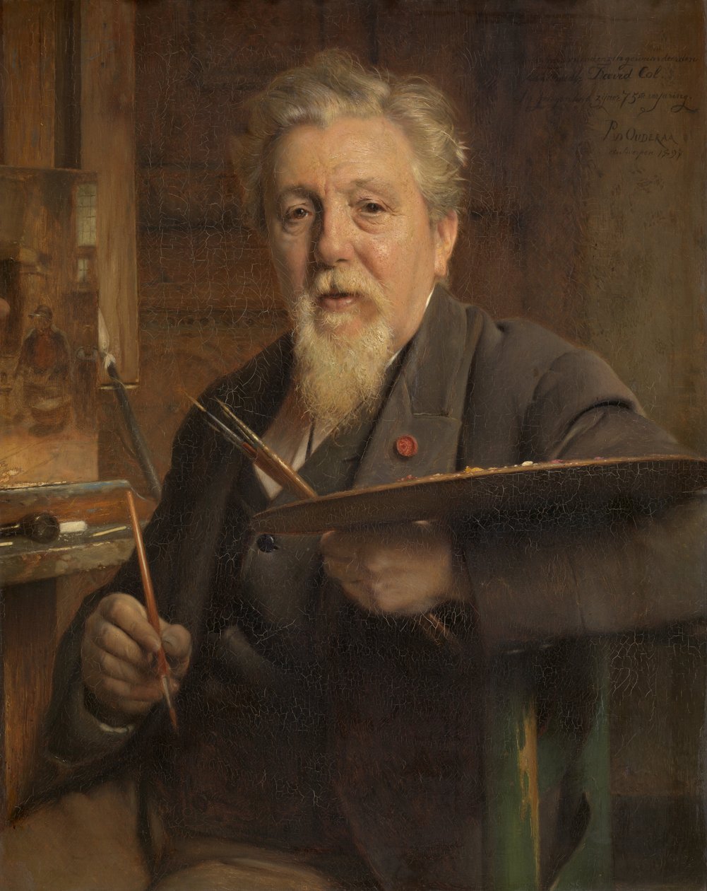De schilder Jan David Col door Pierre Jean van der Ouderaa