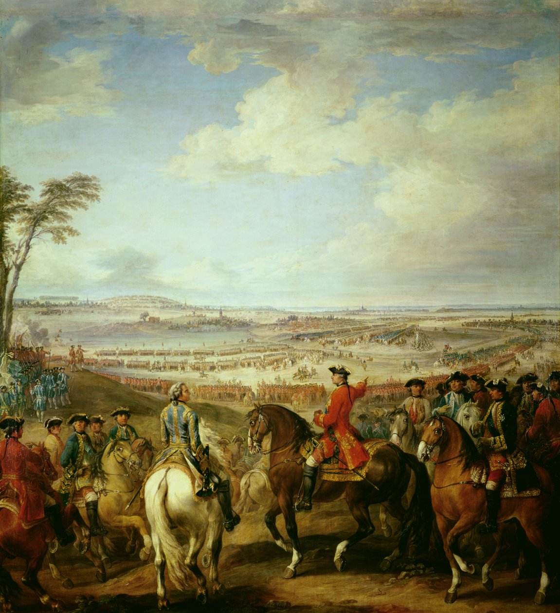 De Slag bij Lawfeld, 2 juli 1747 door Pierre Lenfant