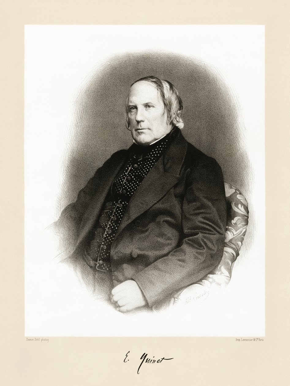 Edgar Quinet, 1865-66 door Pierre Petit