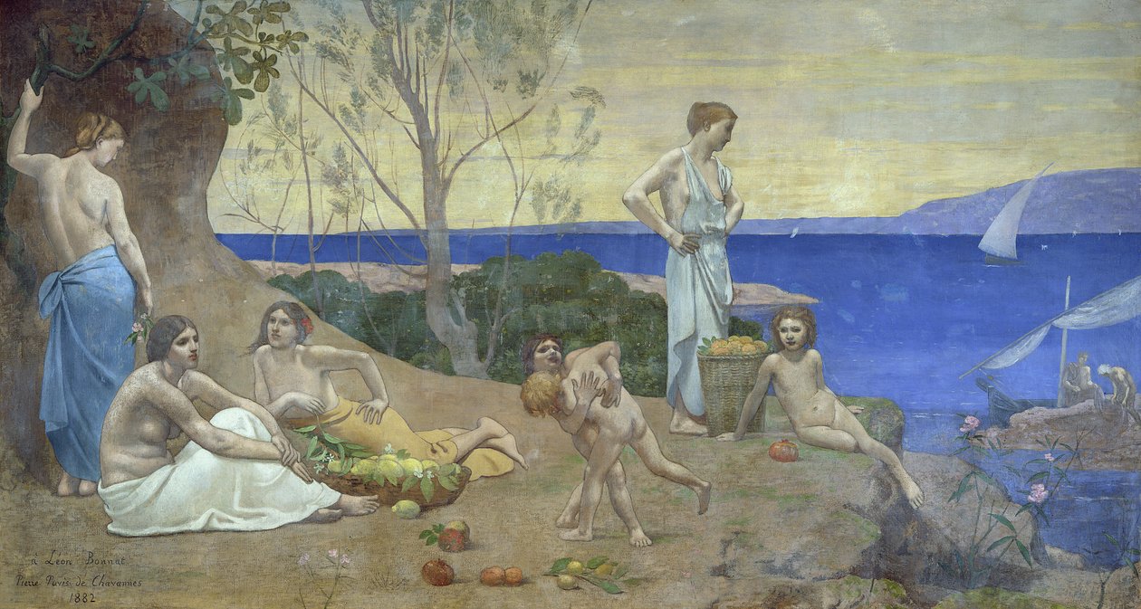 Zoet Land, 1882 door Pierre Puvis de Chavannes