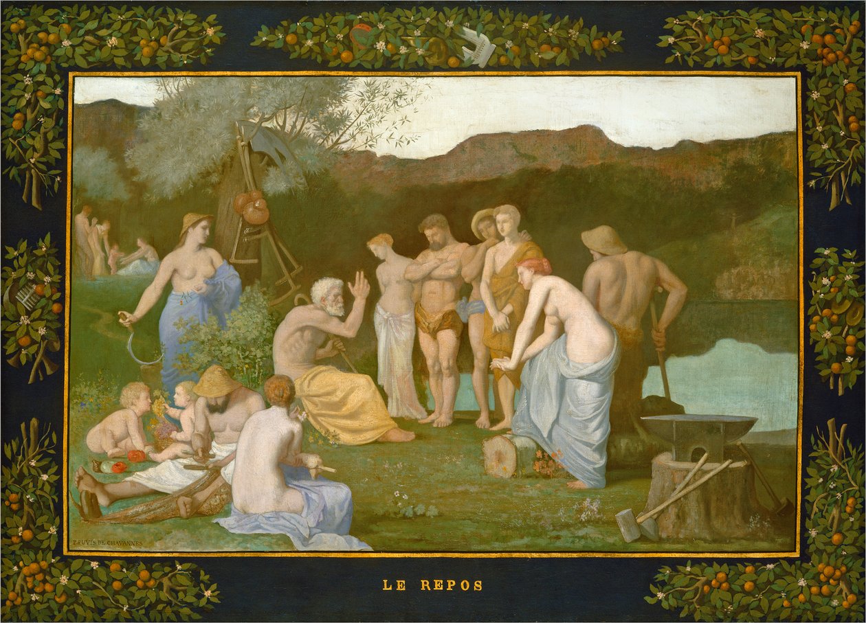 Rust door Pierre Puvis de Chavannes