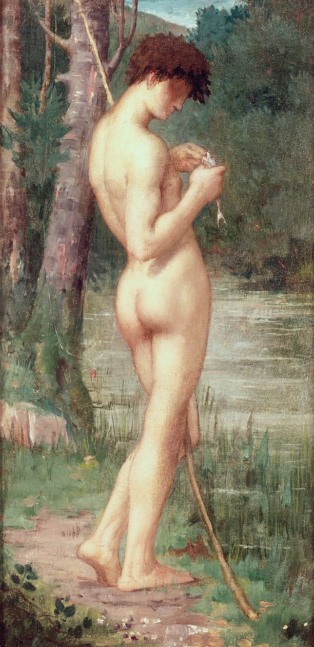 De Kleine Visser door Pierre Puvis de Chavannes