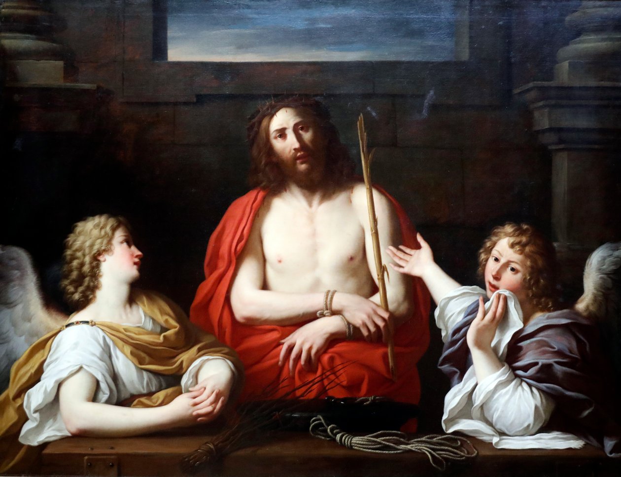 Ecce Homo, (detail), 1736 door Pierre Subleyras