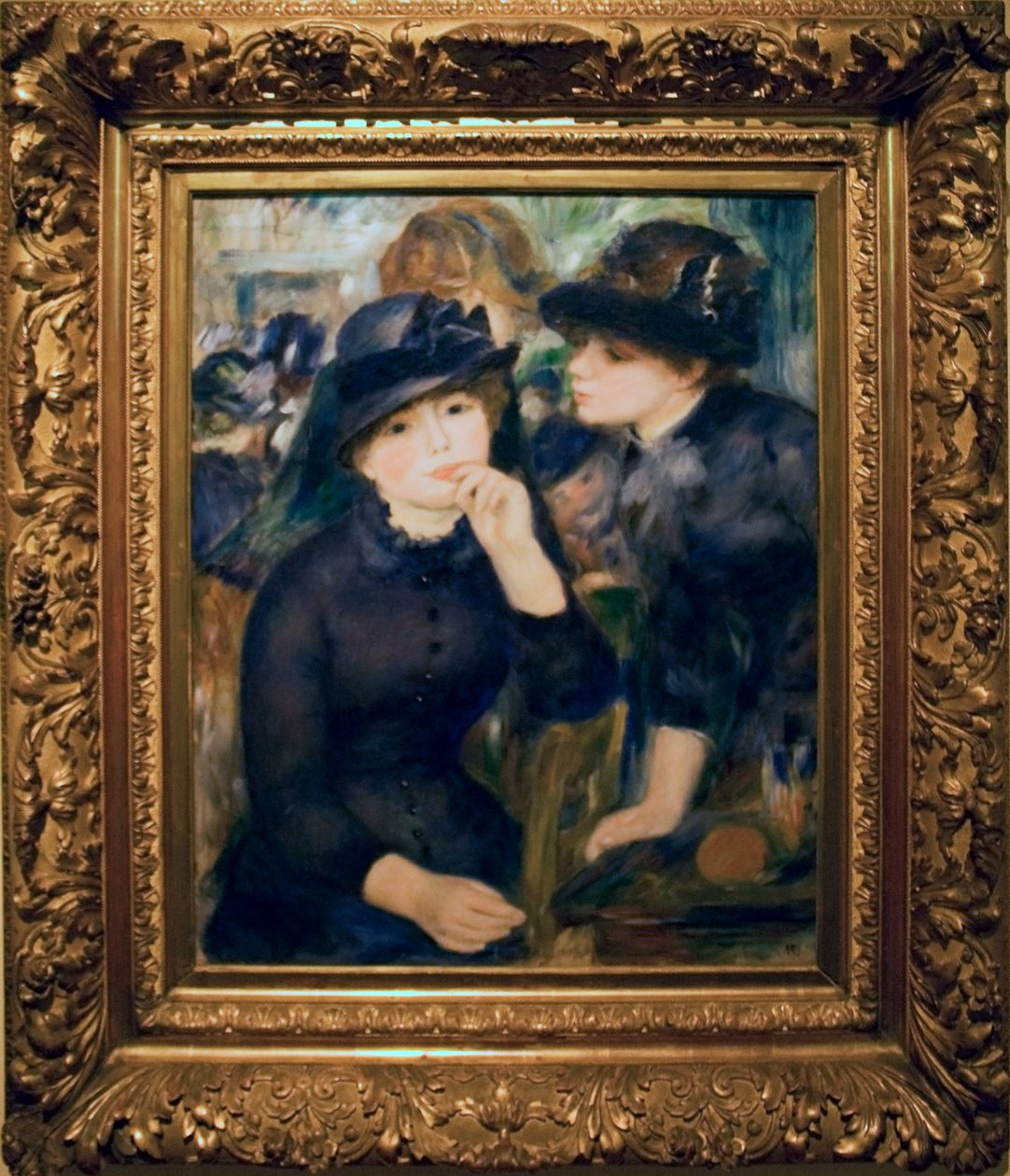 Meisjes in het zwart door Pierre Auguste Renoir